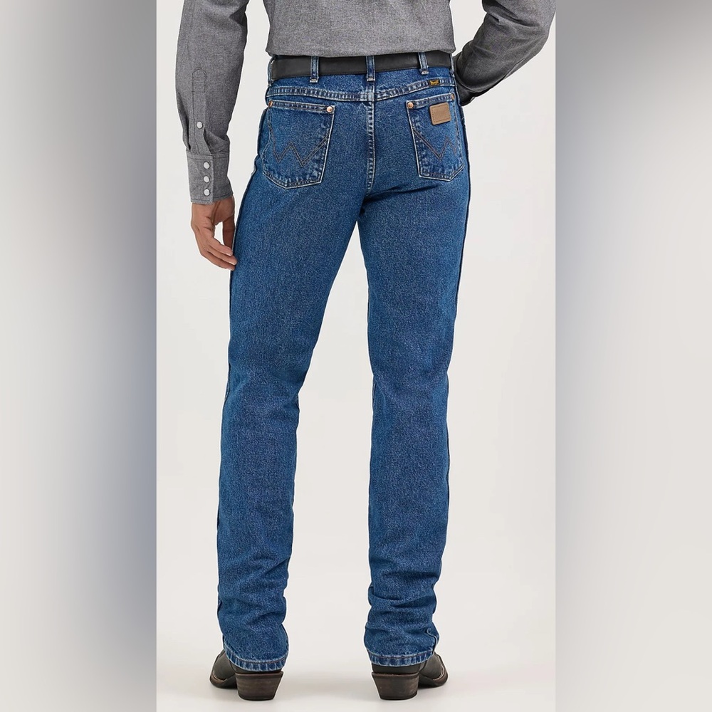 WRANGLER® Men’s COWBOY CUT® SLIM FIT JEAN 936DEN Stonewashed 32x32